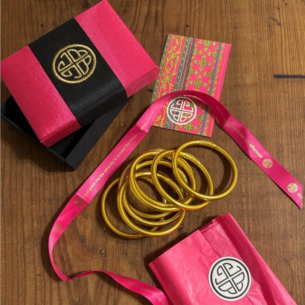Budhagirl gold bangles size small